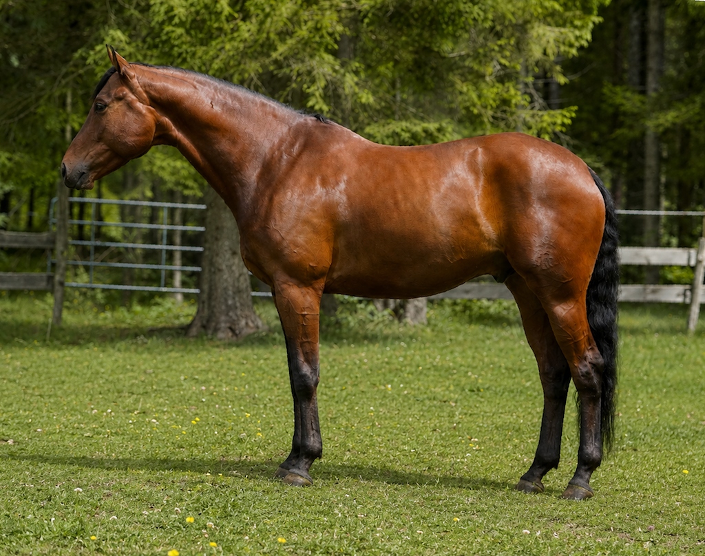 Interactive horse anatomy zones